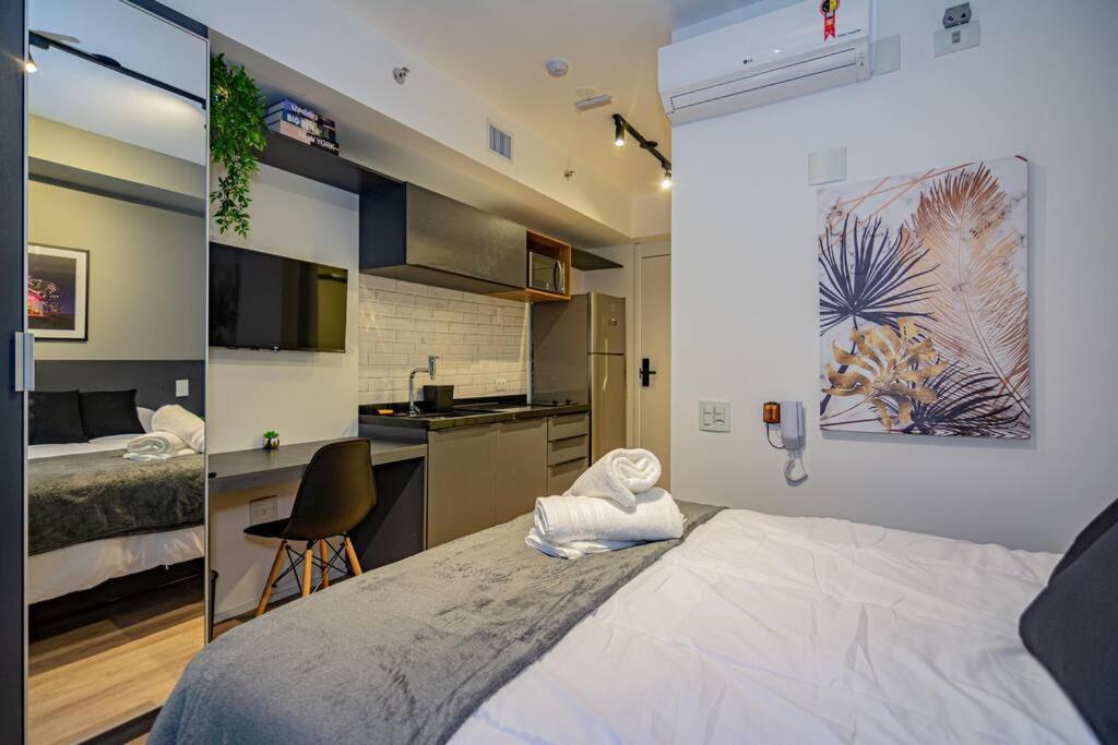 Studio Moderno Em Moema Appartement São Paulo Buitenkant foto