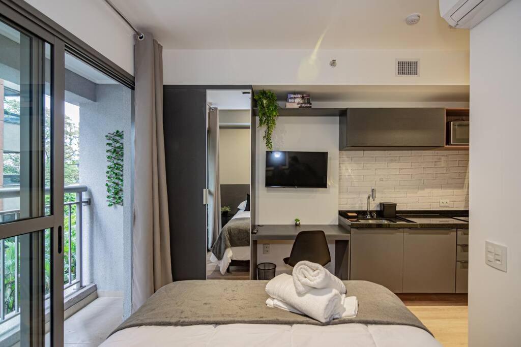 Studio Moderno Em Moema Appartement São Paulo Buitenkant foto