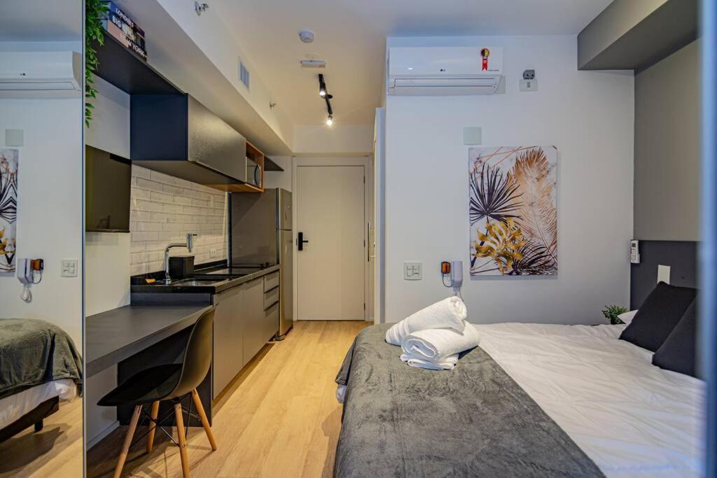 Studio Moderno Em Moema Appartement São Paulo Buitenkant foto